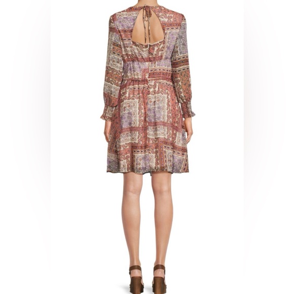 JULIA JORDAN V Neck Paisley Fit and Flare Dress Size 8. NWT - Picture 2 of 11